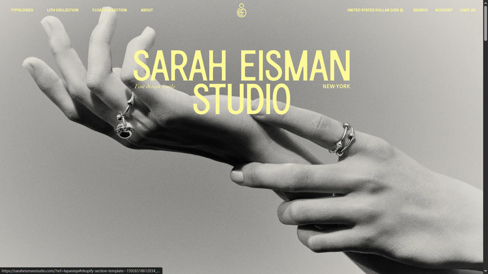 Official ecommerce store for Sarah Eisman Studio, a fine jewelry brand in New York.